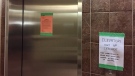 Some residents living in the condo on Edmonton Street feel trapped in their homes after the elevators broke down on April 18. (Jon Hendricks/CTV Winnipeg)