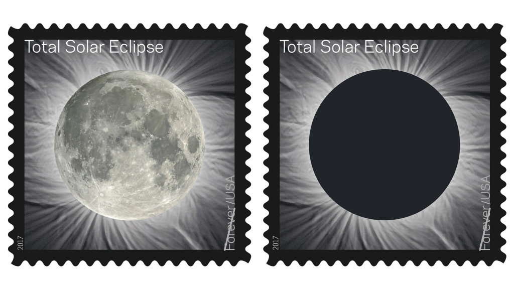 U.S. Postal Service launches solar eclipse stamp