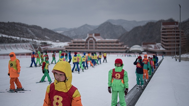 A ski resort in North Korea