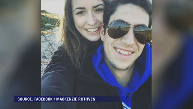 Mackenzie Ruthven testified she was in a relationship with Taylor Samson in the six months before he disappeared. 
