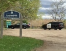 Essex County OPP are investigating the death of an officer at the Tremblay Beach Conservation Area on Tuesday, May 2, 2017. (Alana Hadadean / CTV Windsor)