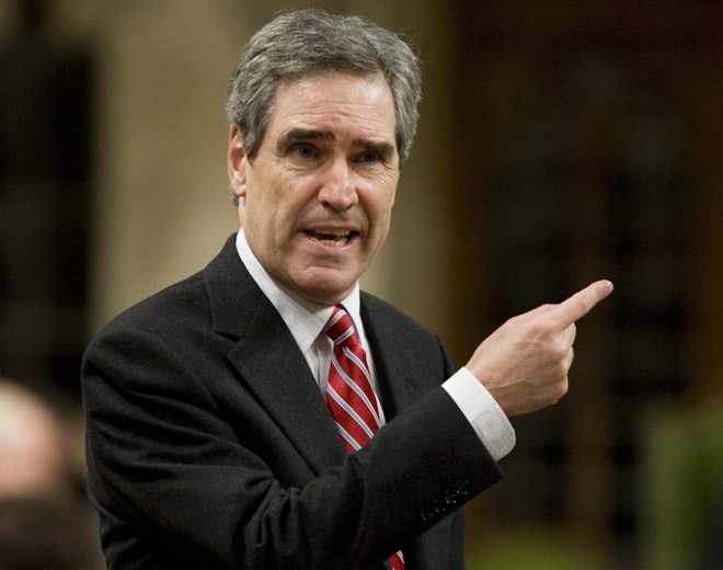 Liberal Leader Michael Ignatieff questions the government during question period in the House of Commons on Parliament Hill in Ottawa Tuesday, March 24, 2009. (Adrian Wyld / THE CANADIAN PRESS)