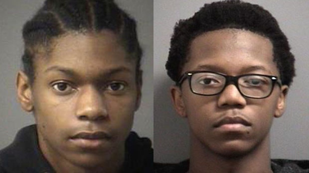 Shamar Lawson Meredith, left, and Thulani Chizanga, right, are seen in these undated photos released by Peel Regional Police. (Peel Regional Police/ handout)