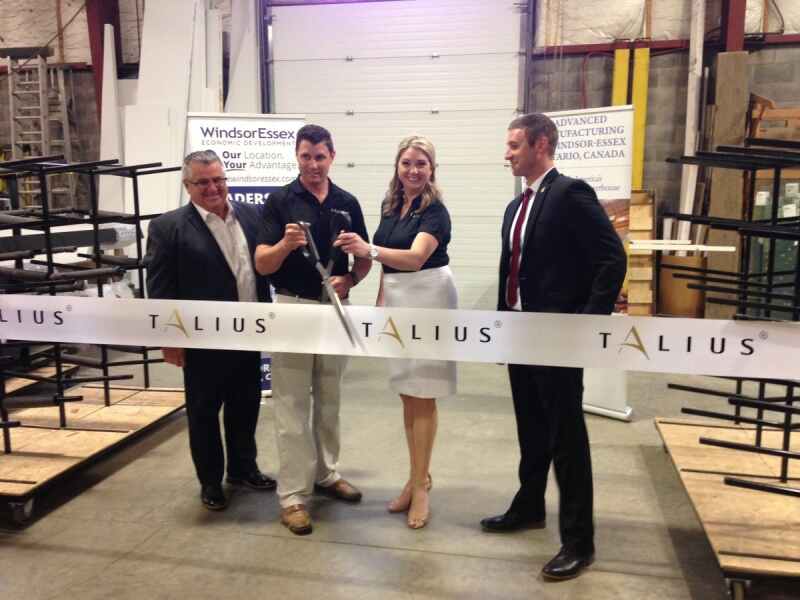 Talius, a new retractable blinds company, has opened in Windsor, Ont., Thursday, May 4, 2017. (Chris Campbell / CTV Windsor)