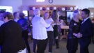 Residents at the Arnprior Villa retirement residence join grade nine students from Arnprior high school on the dance floor of the spring prom. (Jim O'Grady/CTV Ottawa, May 9, 2017)
