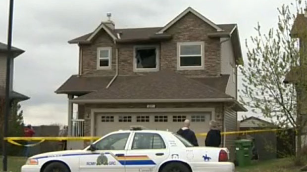 Airdrie house fire