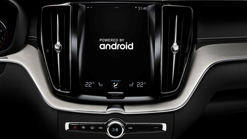 Volvo with Android OS and Google services
