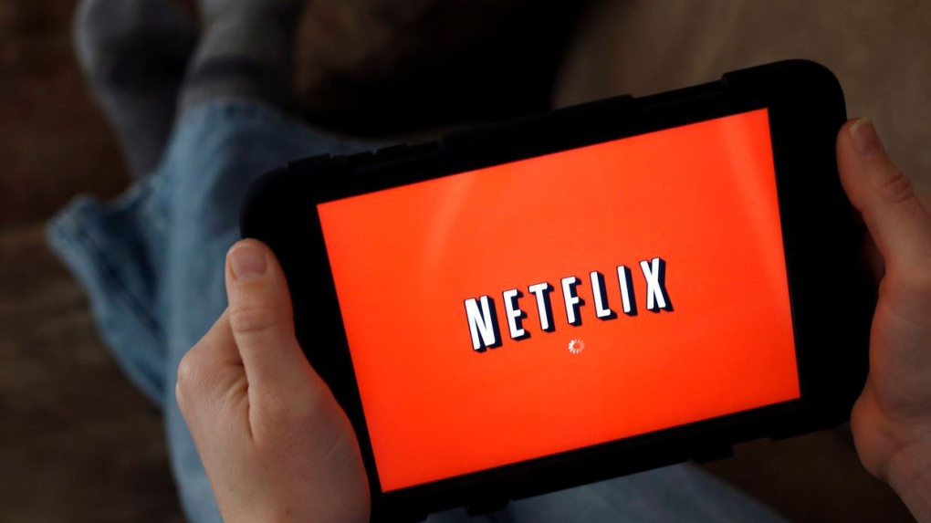 Netflix on a tablet