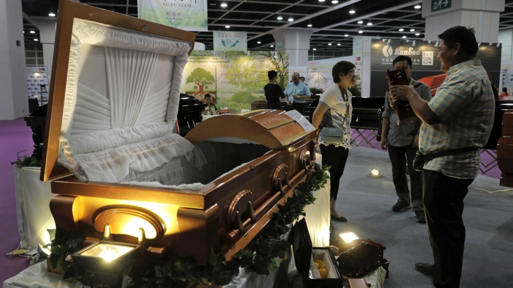 Funerals go high-tech in Hong Kong