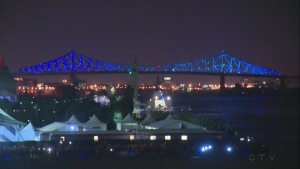 The inaugural light show on the Jacques Cartier Bridge was May 17, 2017