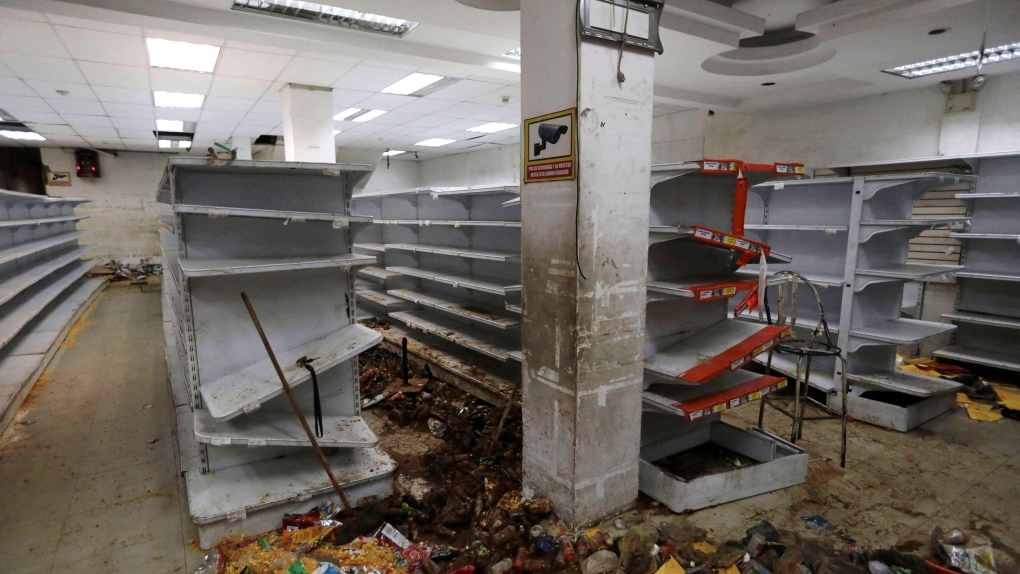 Looting of groceries in Venezuela
