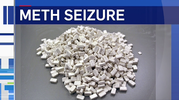 Timmins police officers have seized $5,000 worth of methamphetamine tablets.