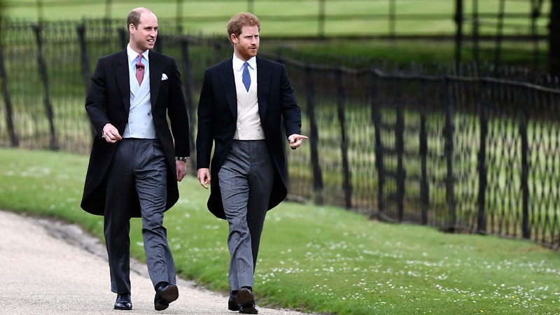 Prince William, and his brother Prince Harry