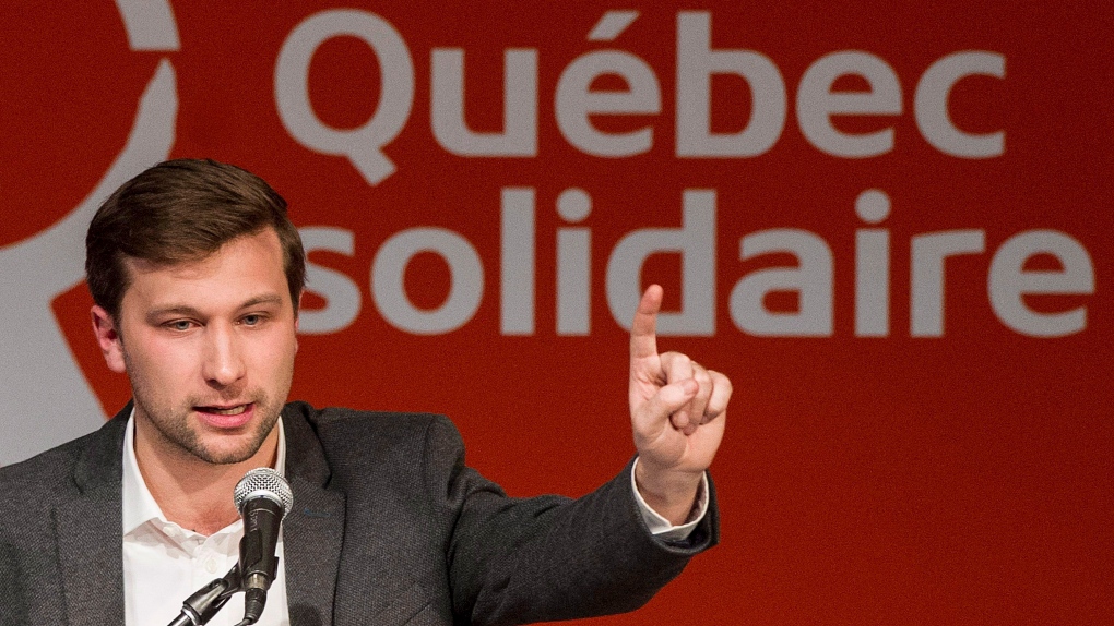 Gabriel Nadeau-Dubois of Quebec Solidaire
