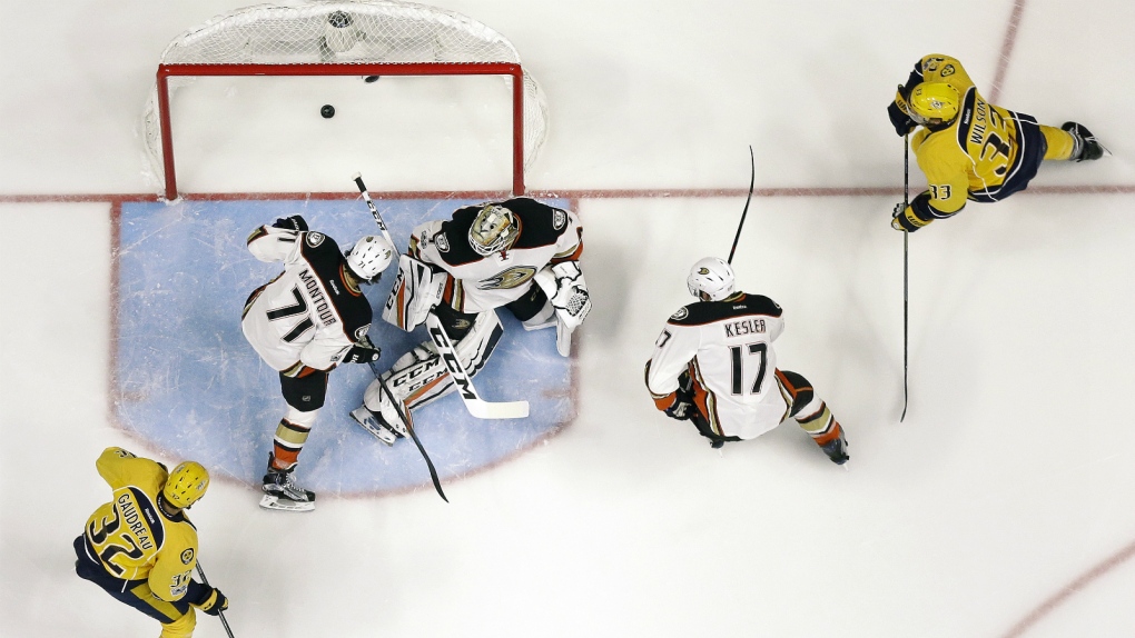 Predators eliminate Ducks in NHL playoffs