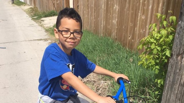 The father of 9-year-old Kyree Bruneau-Thomas said his son slipped on a rock and drowned over the weekend.