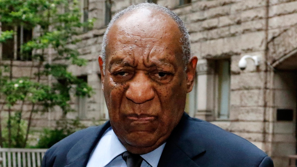 Bill Cosby outside the Allegheny County Courthouse