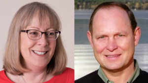The race between NDP candidate Ronna-Rae Leonard and Liberal rival Jim Benninger in Courtenay-Comox is one of the closest of the 2017 B.C. election. 