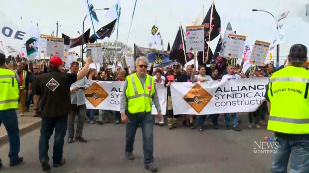 Back to work bill expected today in Quebec construction strike