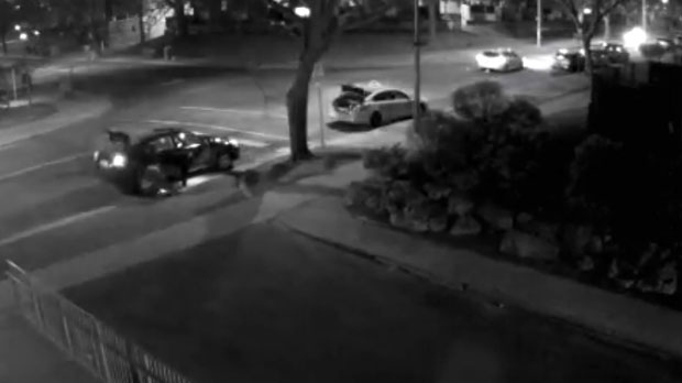 Toronto police have release security video of a shooting that took place on April 13 in Flemingdon Park. (Toronto police)