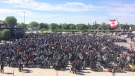 Event spokesperson Ed Johner said he expected about 1,500 riders this year. (Source: Simon Stones/CTV Winnipeg)