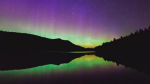 A large geomagnetic solar storm visible created a stunning opportunity for stargazers and photographers to catch a glimpse of Aurora Borealis this weekend. The Northern Lights are a result of a coronal mass ejection – or CME – hitting earth's magnetic field on Saturday. (Rolley Lake, B.C., captured by Instagram.com/evanbeer)