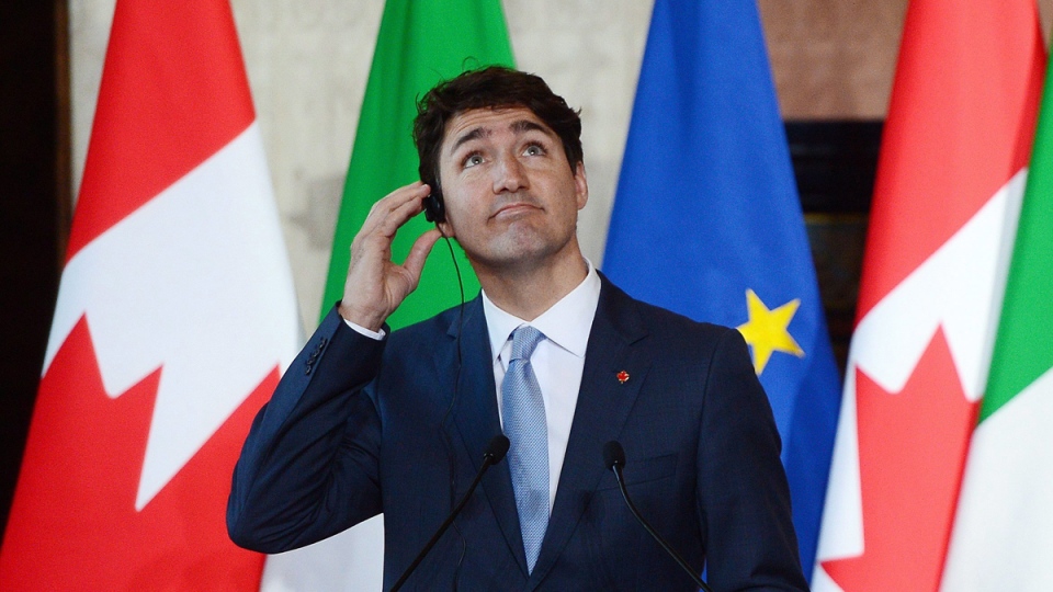 Prime Minister Justin Trudeau at Villa Madama