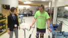 Richard Wein rehabs at the Ottawa Hospital