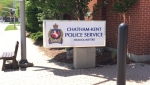 The sign outside Chatham-Kent police headquarters in Chatham, Ont. (Courtesy Chatham-Kent police) 