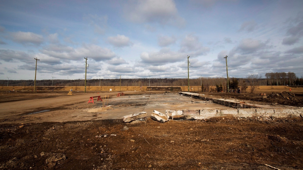 Empty lots in Fort McMurray