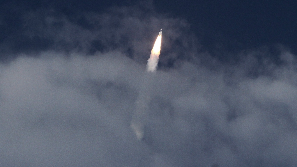 Indian Space Research Organization's rocket launch