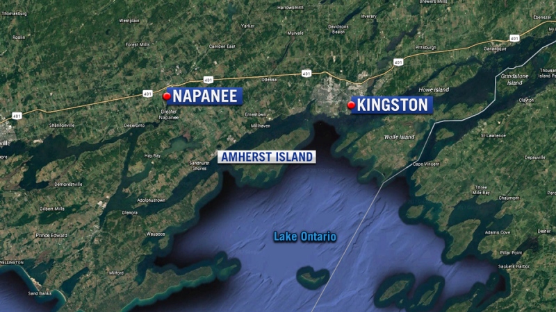 Amherst Island is situated in Loyalist Township near Kingston, Ont. 