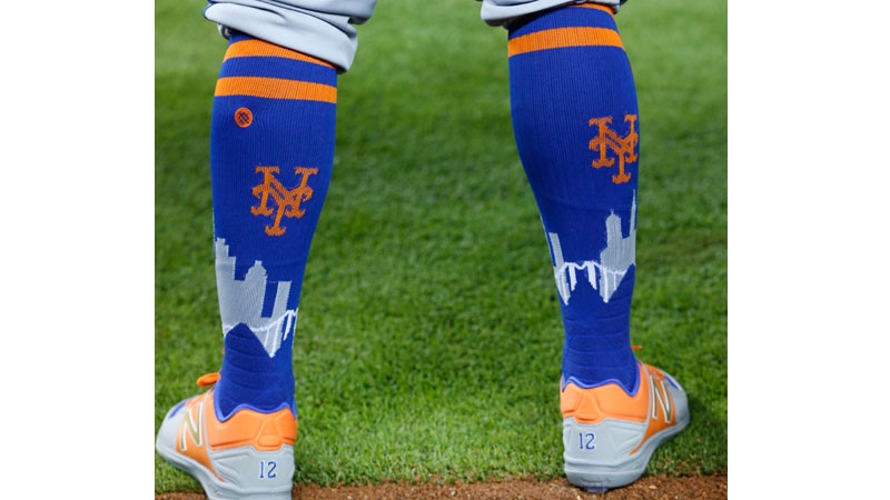 Baseball Mets socks