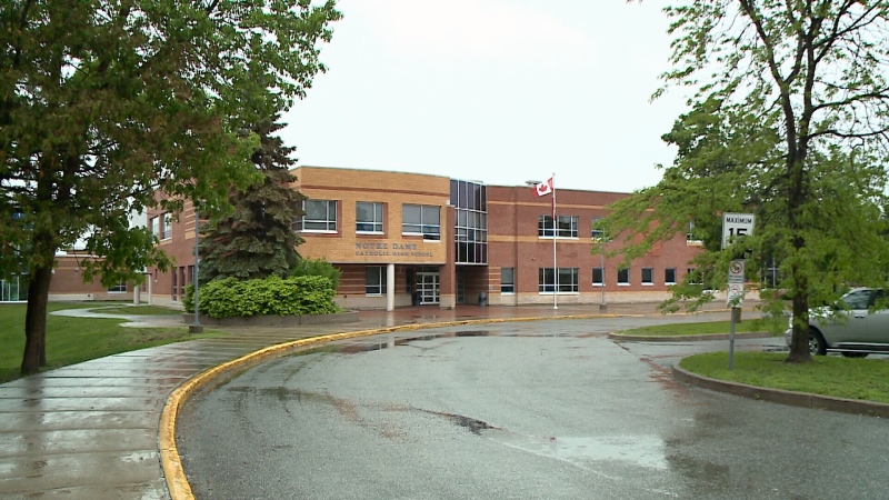 Notre Dame Catholic High School in Carleton Place.