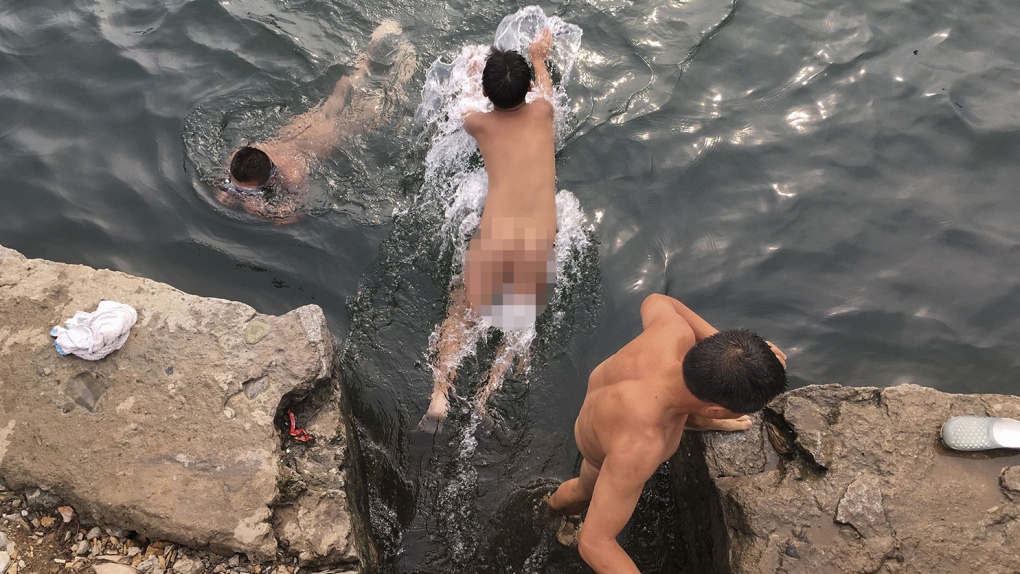 Chinese nudists
