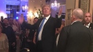 U.S. President Donald Trump at a wedding reception. (Instagram/Madelyn Smith)