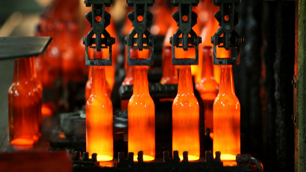 Glass bottle manufacturing plant