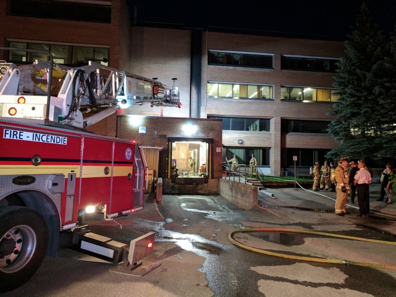 Ottawa Fire says calls came in around 9:20 p.m. Wednesday.