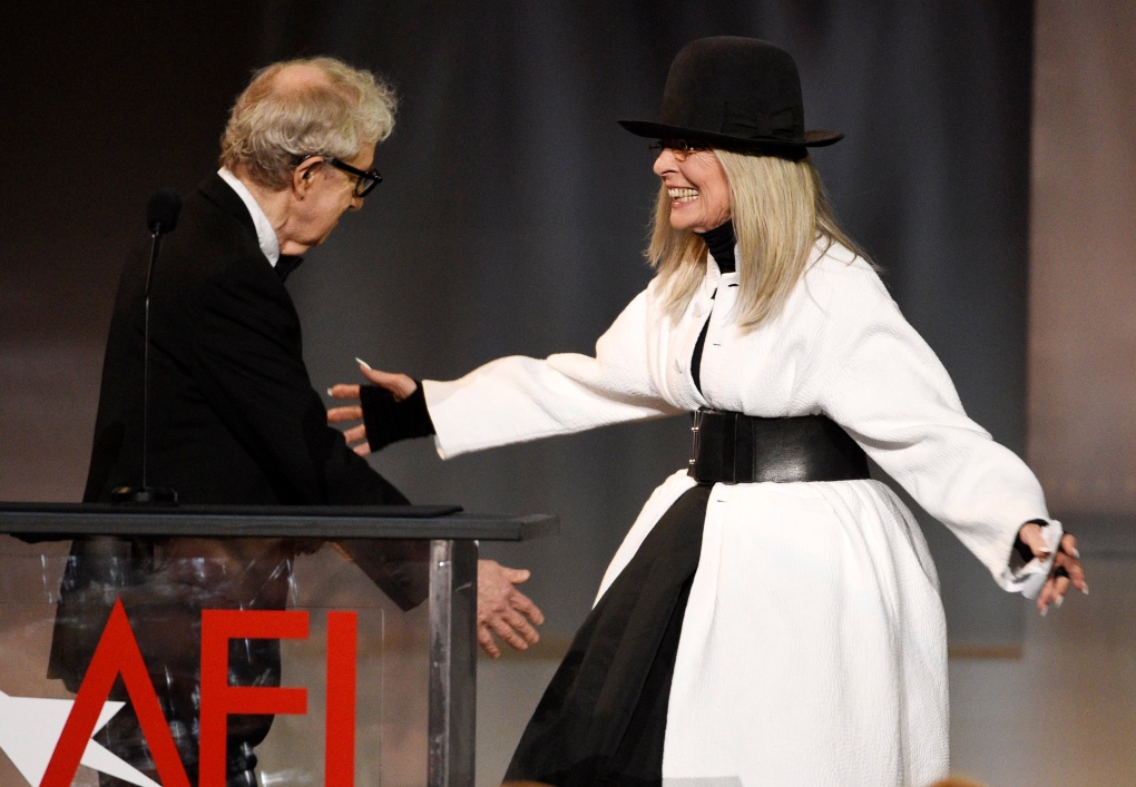 Filmmaker Woody Allen and Diane Keaton