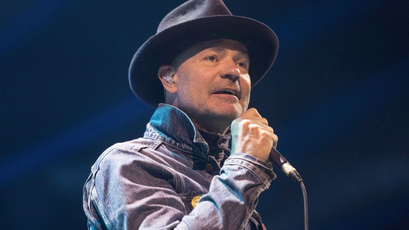 Gord Downie performs at WE Day in Toronto on Wednesday, October 19, 2016. Downie has been voted The Canadian Press Newsmaker of the Year for 2016. THE CANADIAN PRESS/Chris Young