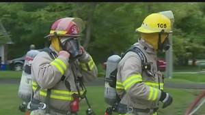 Double-hatter firefighters under fire