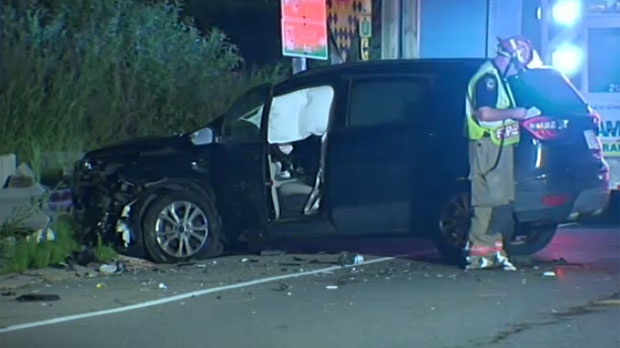 2 taken to hospital following Kitchener crash - CTV News
