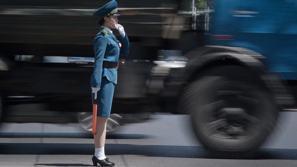 Driven to distraction: meet Pyongyang's 'traffic ladies