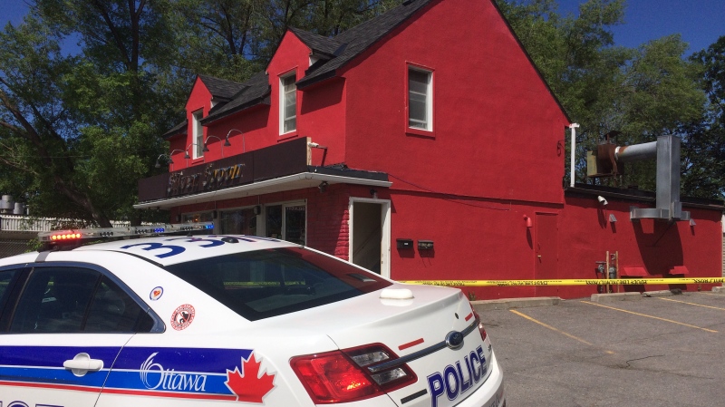 Ottawa police cordon off the property around 1775 Carling Avenue, as detectives look for answers in what's being called a "suspicious death" investigation.