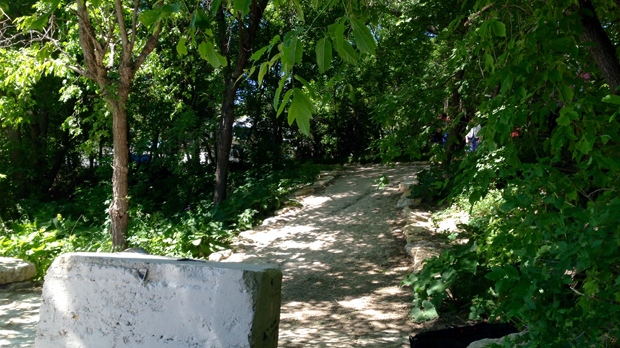 Point Douglas pathway