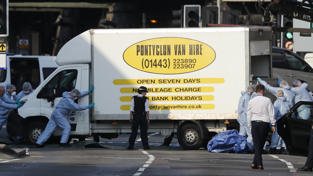 Van attack in London