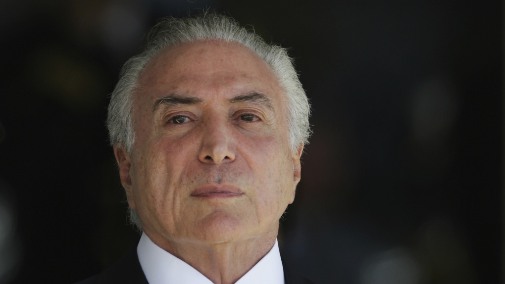 Brazil's president accused of receiving bribes