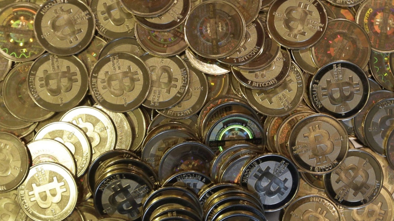 Bitcoin tokens are shown in Sandy, Utah on April 3, 2013. (AP/Rick Bowmer)