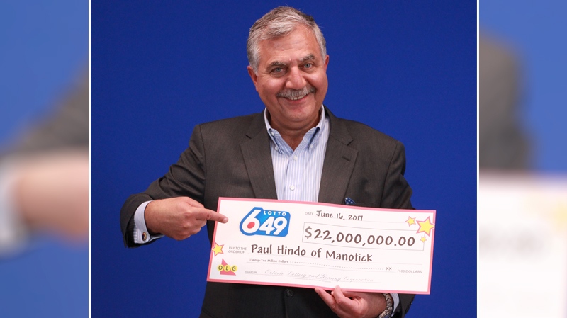 Paul Hindo of Manotick wins $22 million in Lotto 6/49 (OLG)