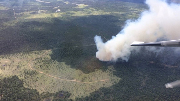 Crews fighting out-of-control wildfire near 100 Mile House, B.C.